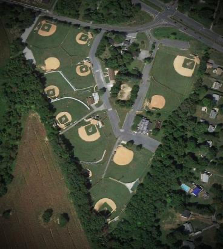 Aerial View of HCYP's Baseball Park